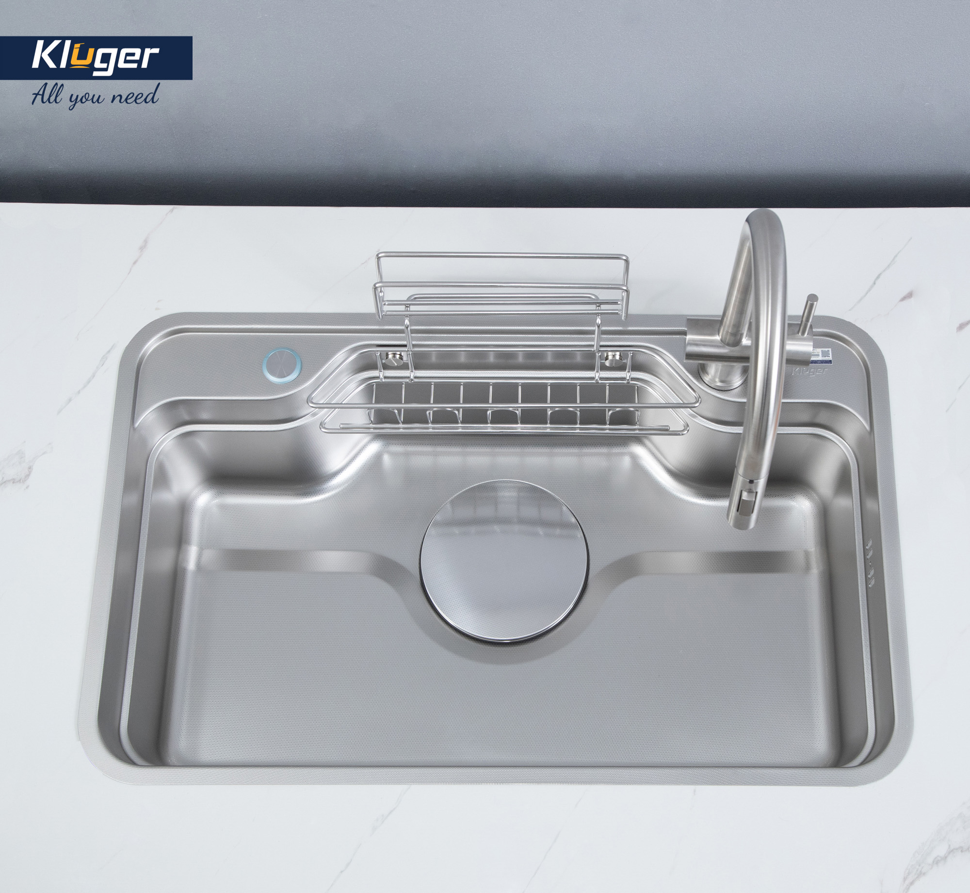 Chậu rửa Kluger KF7848FS Basic (Tặng vòi rửa Kluger)