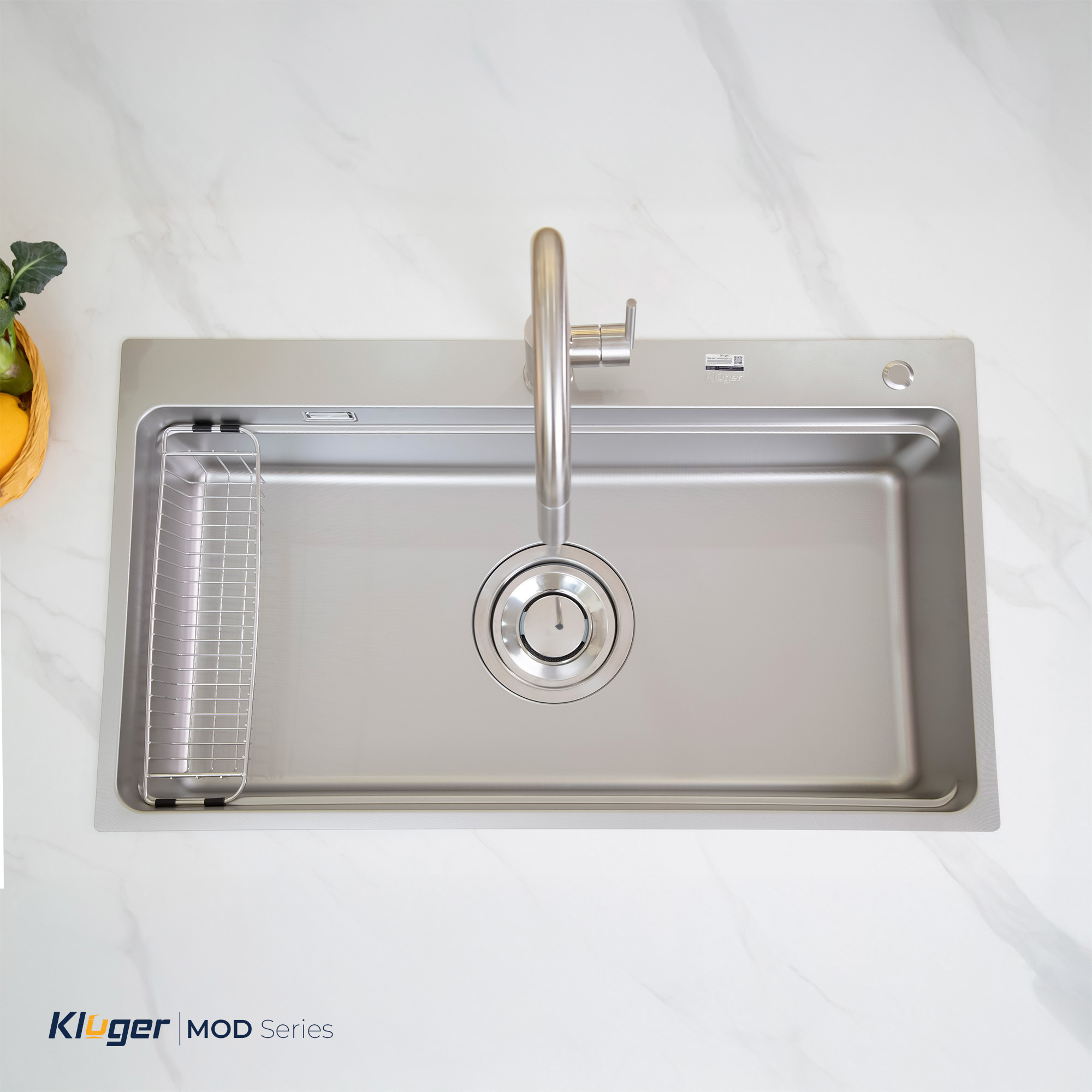 Chậu rửa Kluger KF8850FS Basic (Tặng vòi rửa Kluger)