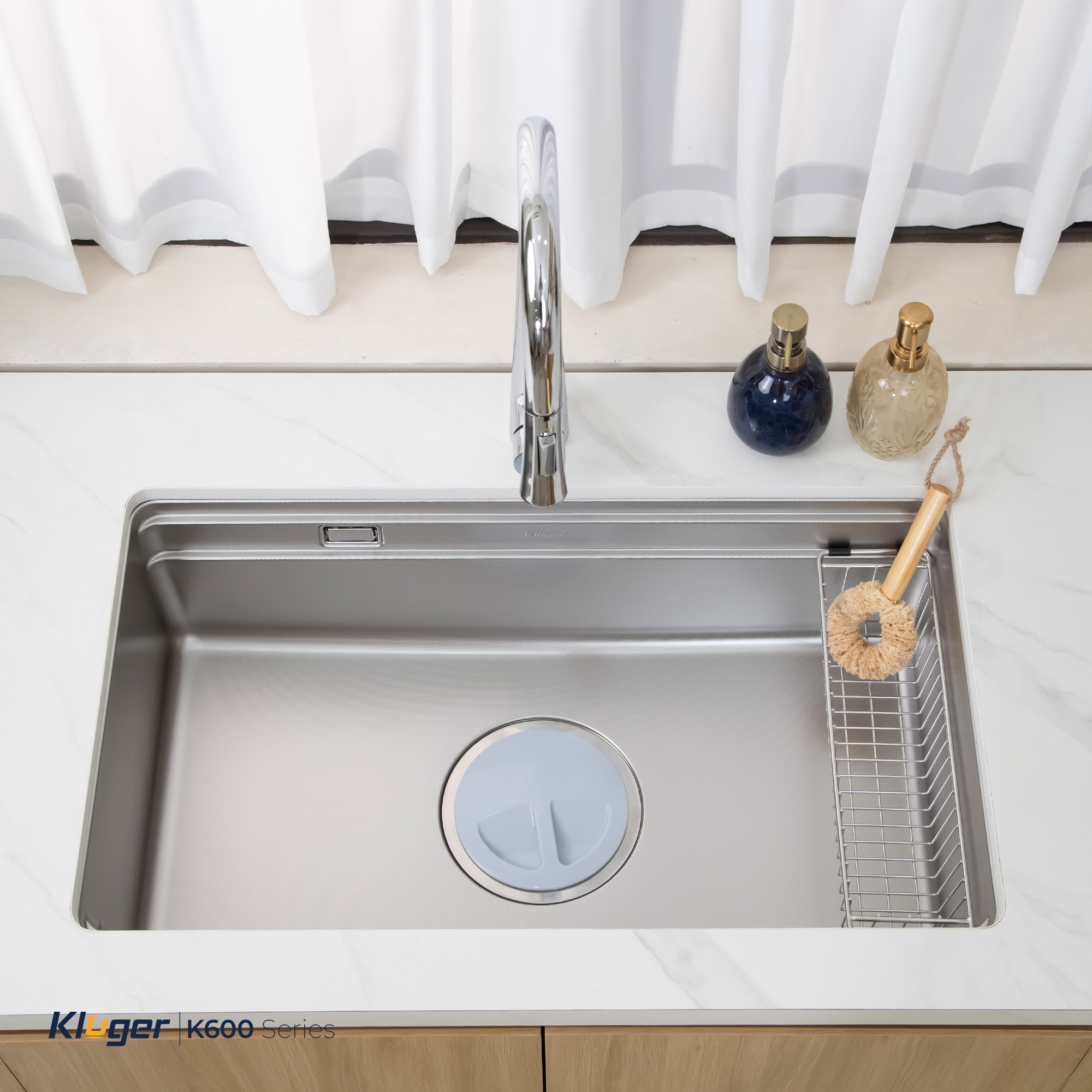 Chậu rửa Kluger KG7644FS Basic (Tặng vòi rửa Kluger)