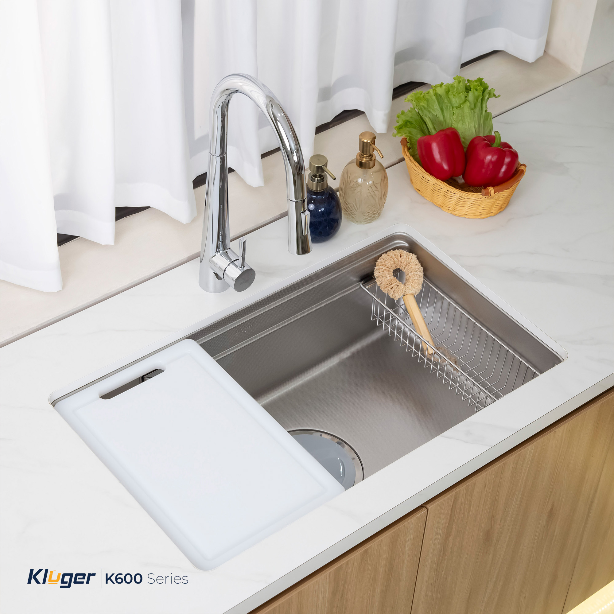 Chậu rửa Kluger KG7644FS Plus (Tặng vòi rửa Kluger)