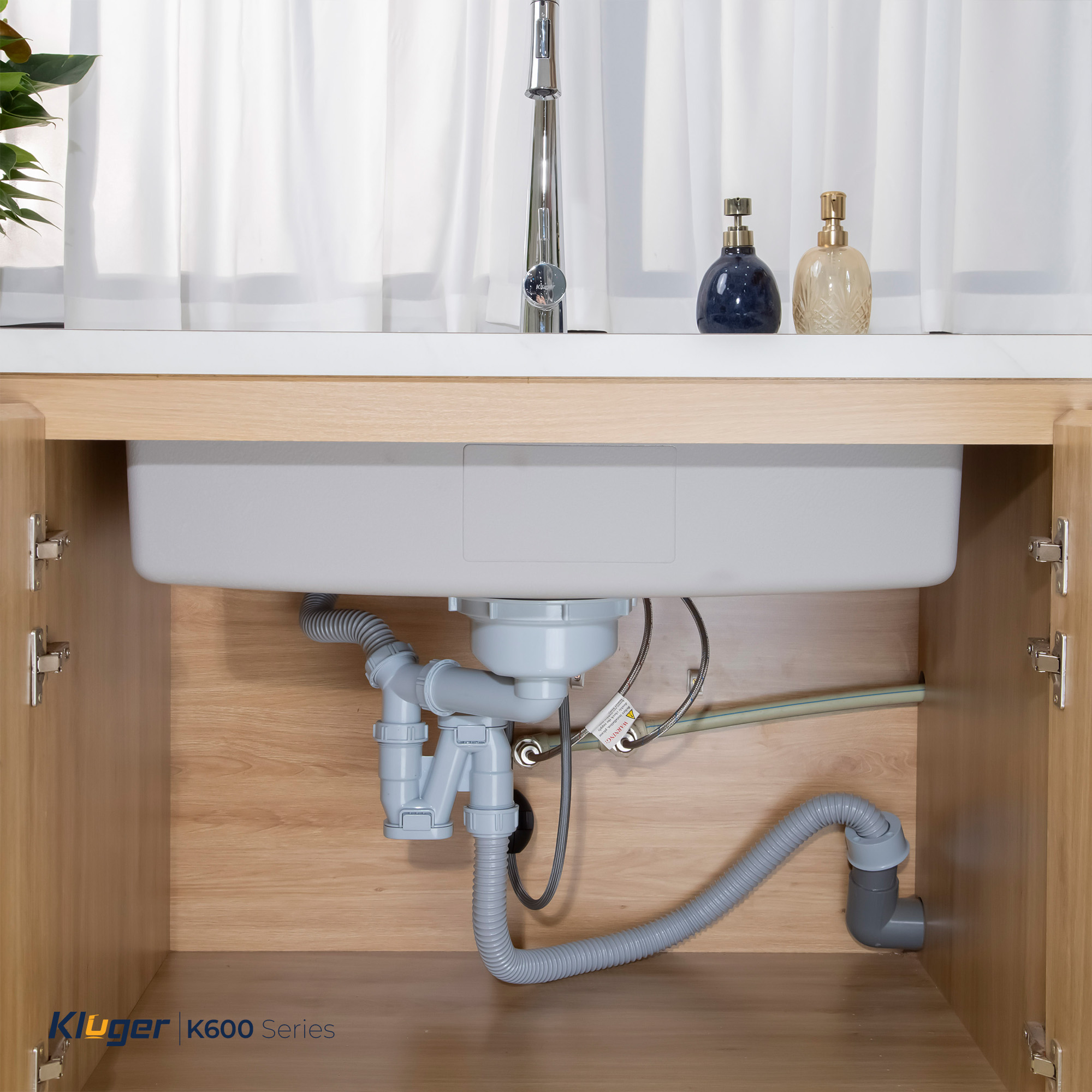 Chậu rửa Kluger KG7644FS Basic (Tặng vòi rửa Kluger)