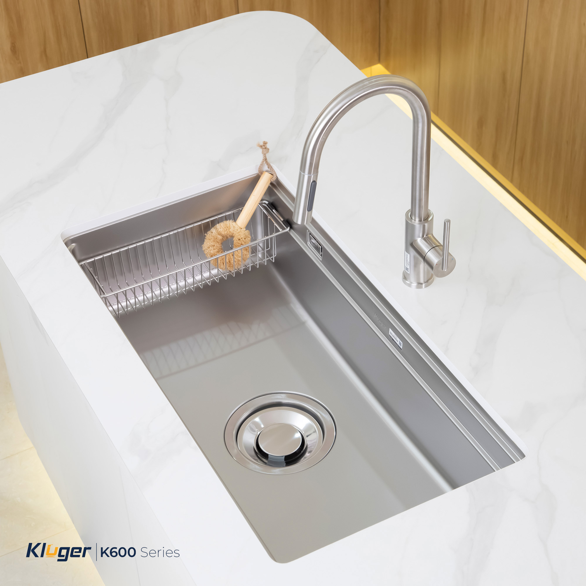 Chậu rửa Kluger KG8644FS Basic (Tặng vòi rửa Kluger)