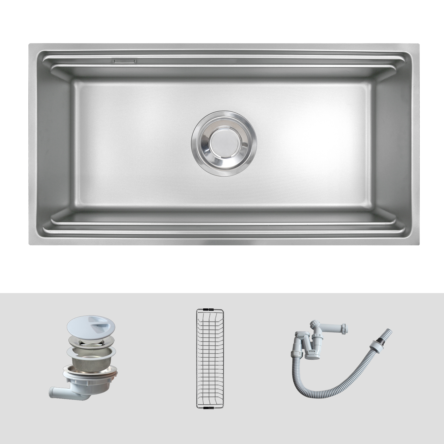 Chậu rửa Kluger KG8644FS Basic (Tặng vòi rửa Kluger)