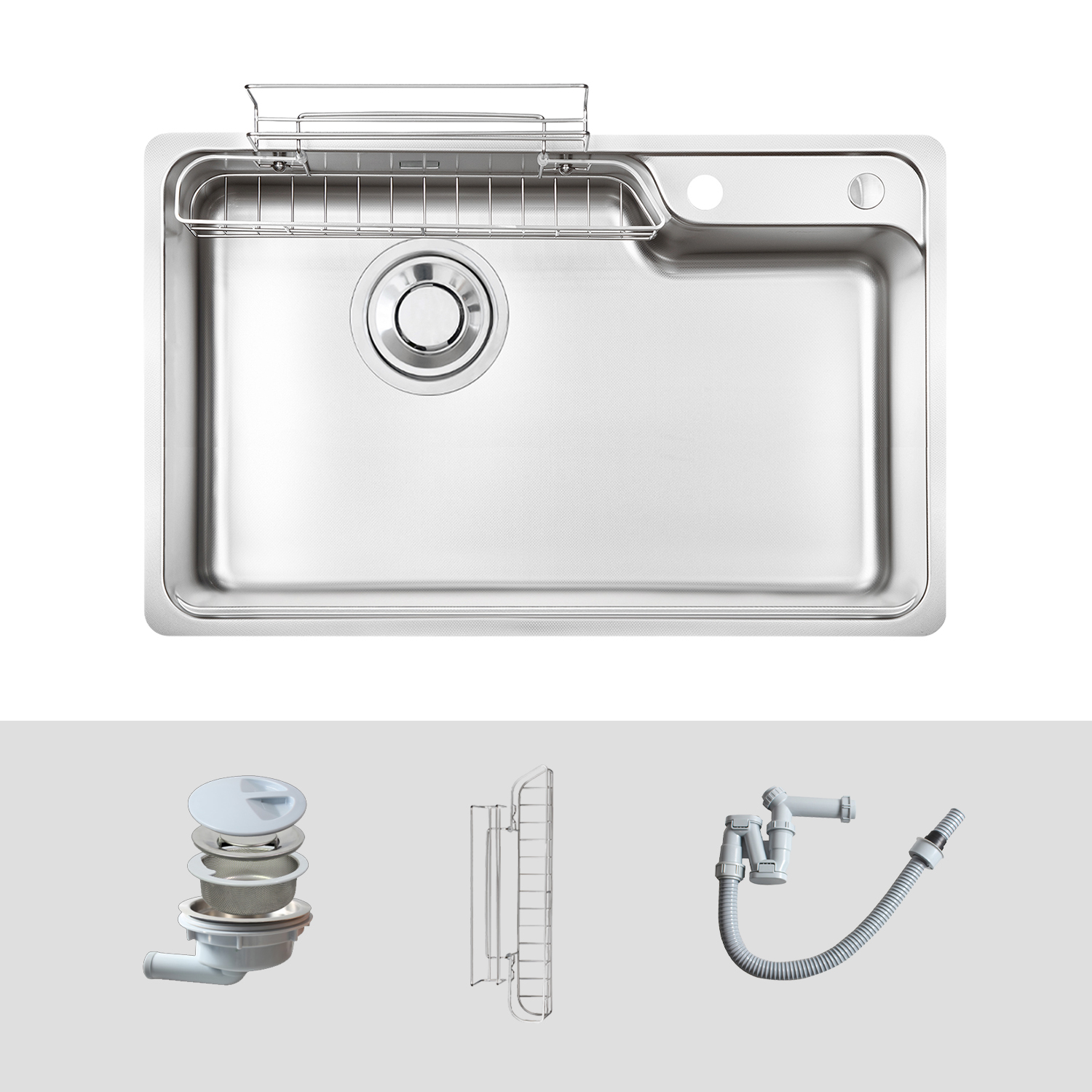 Chậu rửa Kluger KH8050FS Basic (Tặng vòi rửa Kluger)