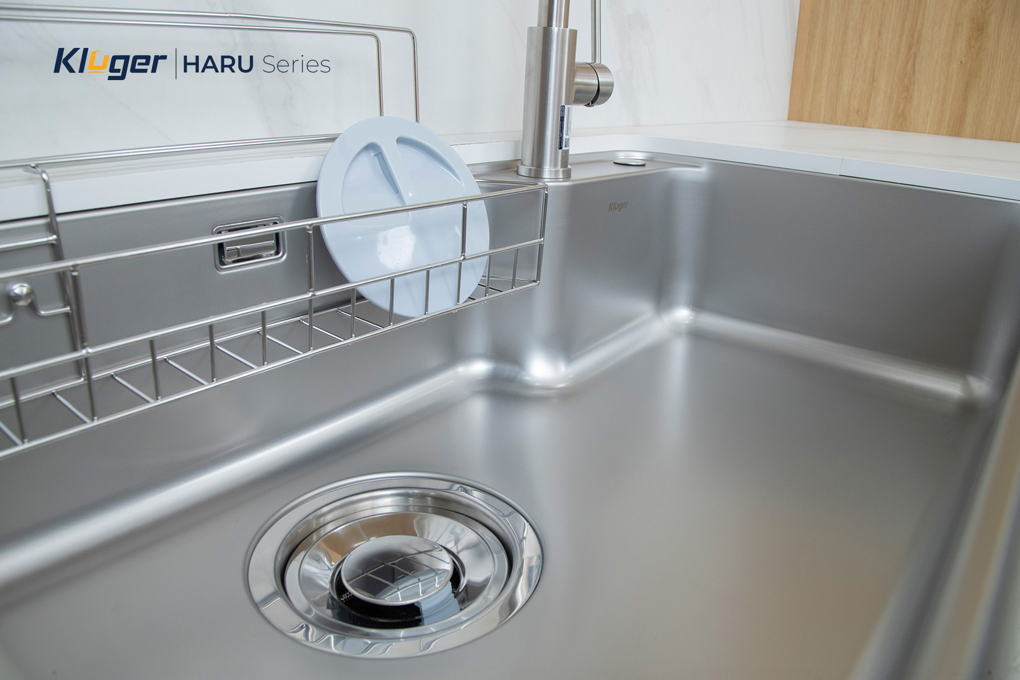 Chậu rửa Kluger KH8050FS Plus (Tặng vòi rửa Kluger)