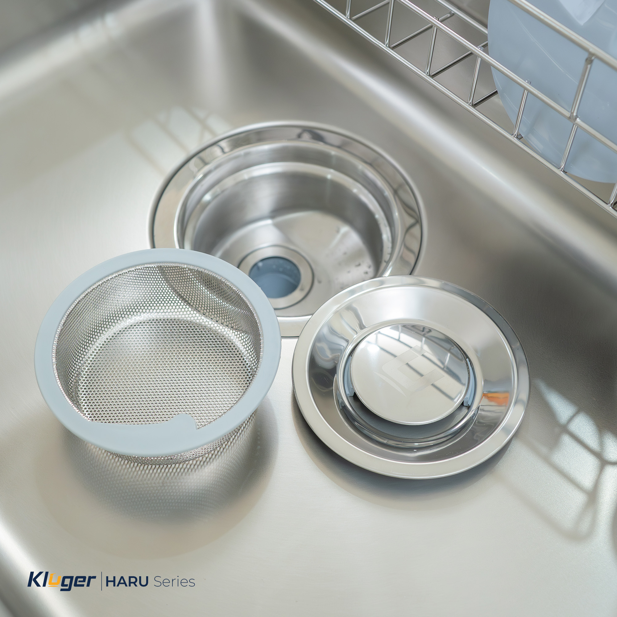 Chậu rửa Kluger KH8050ST Plus (bề mặt Satin) (Tặng vòi rửa Kluger)