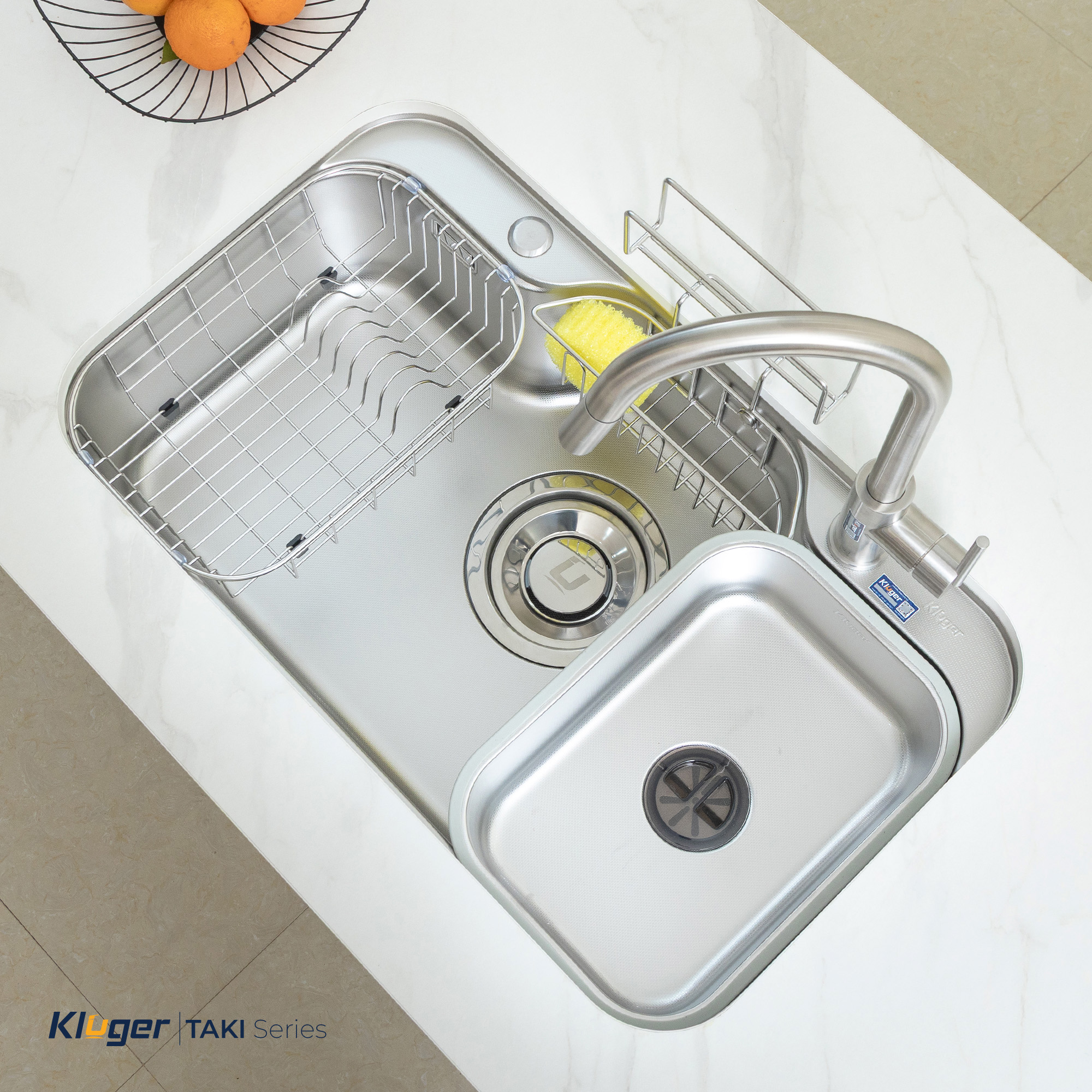 Chậu rửa Kluger KT7848FS Plus (Tặng vòi rửa Kluger)