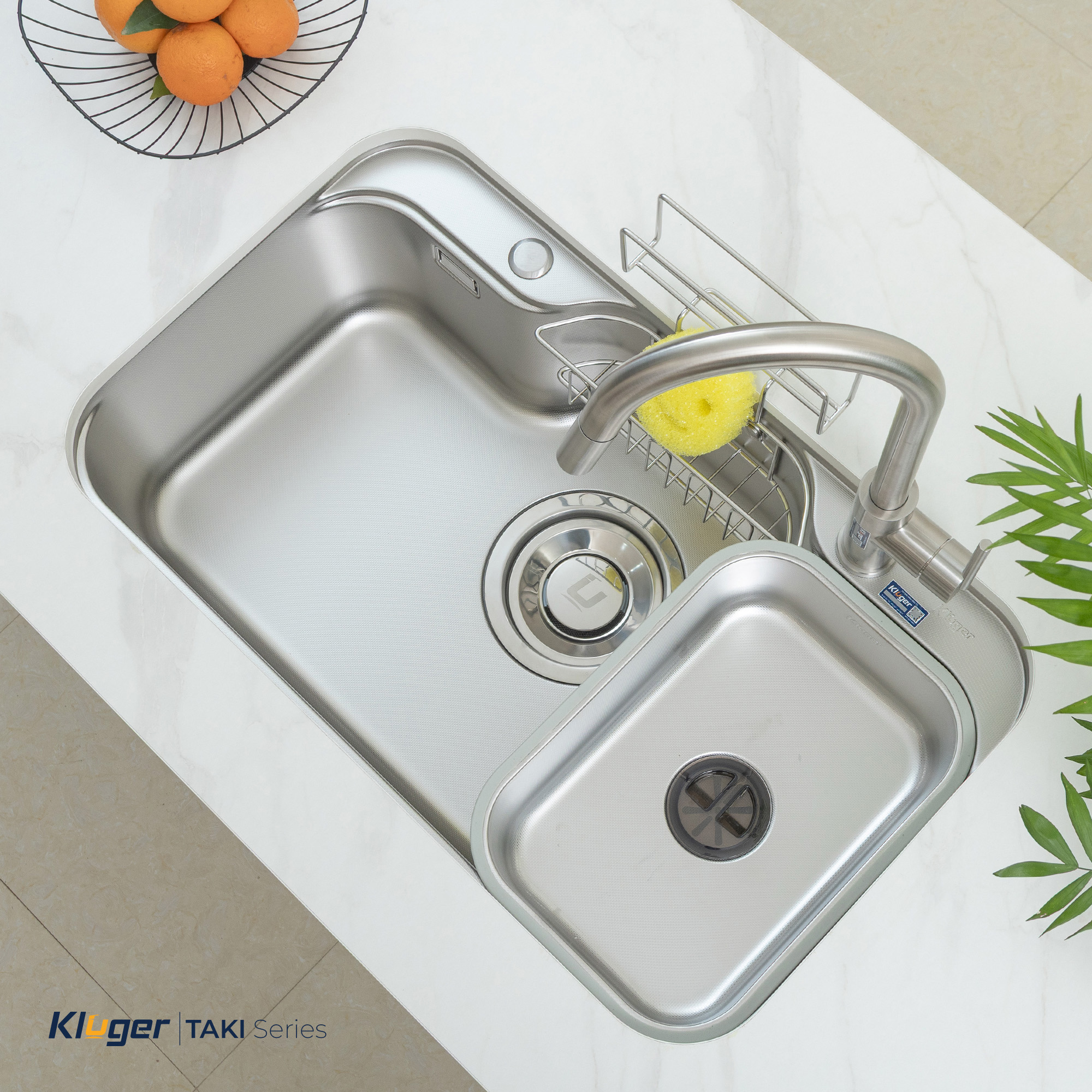 Chậu rửa Kluger KT7848FS Plus (Tặng vòi rửa Kluger)