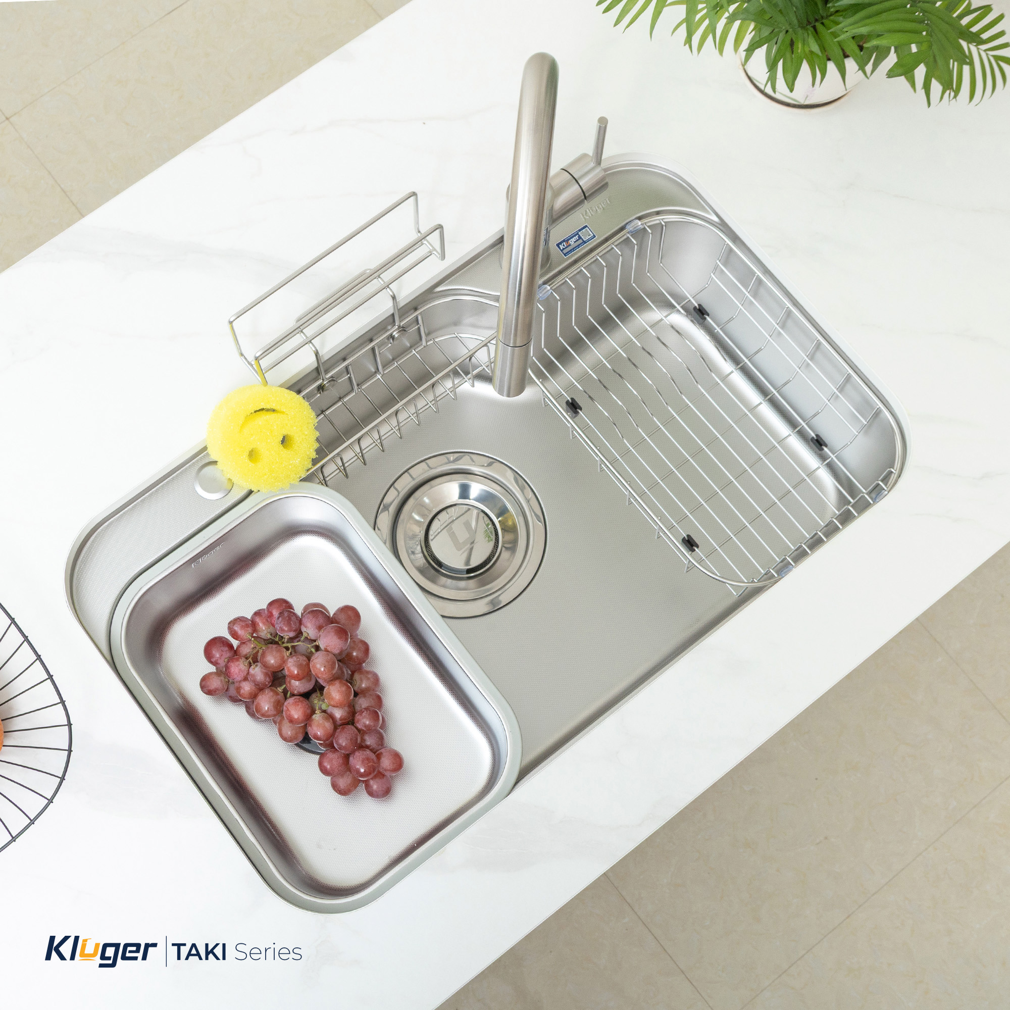 Chậu rửa Kluger KT7848FS Plus (Tặng vòi rửa Kluger)