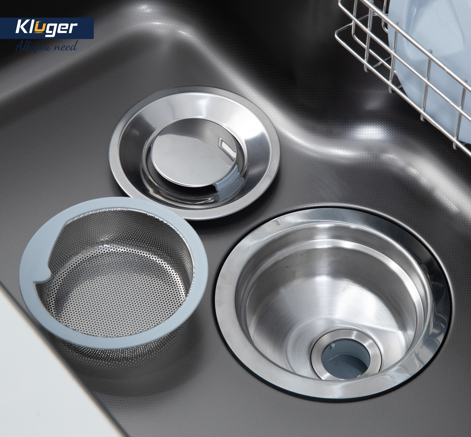 Chậu rửa Kluger KT8050FB Plus (Tặng vòi rửa Kluger)