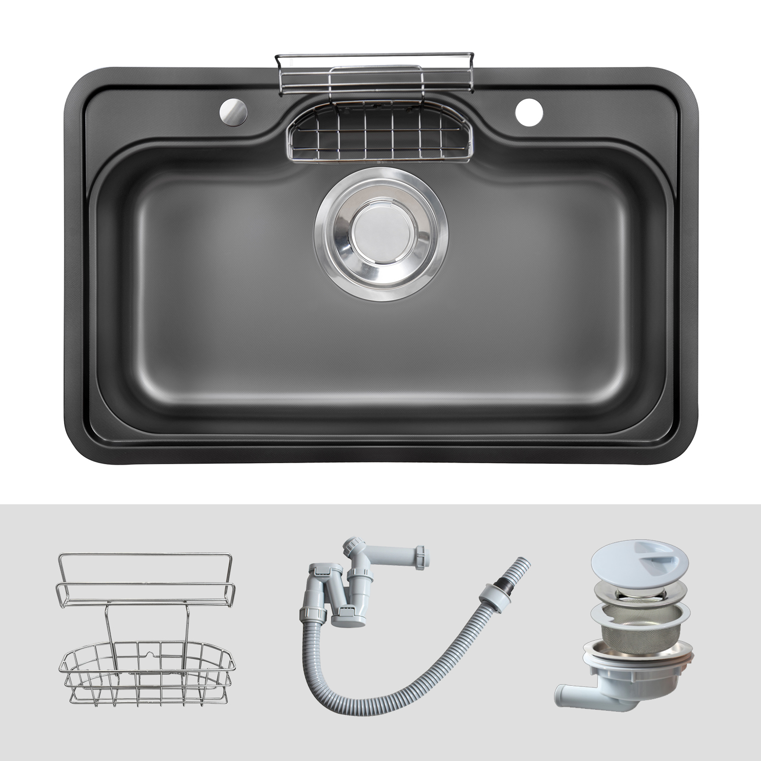 Chậu rửa Kluger KT8050FB Basic (Tặng vòi rửa Kluger)