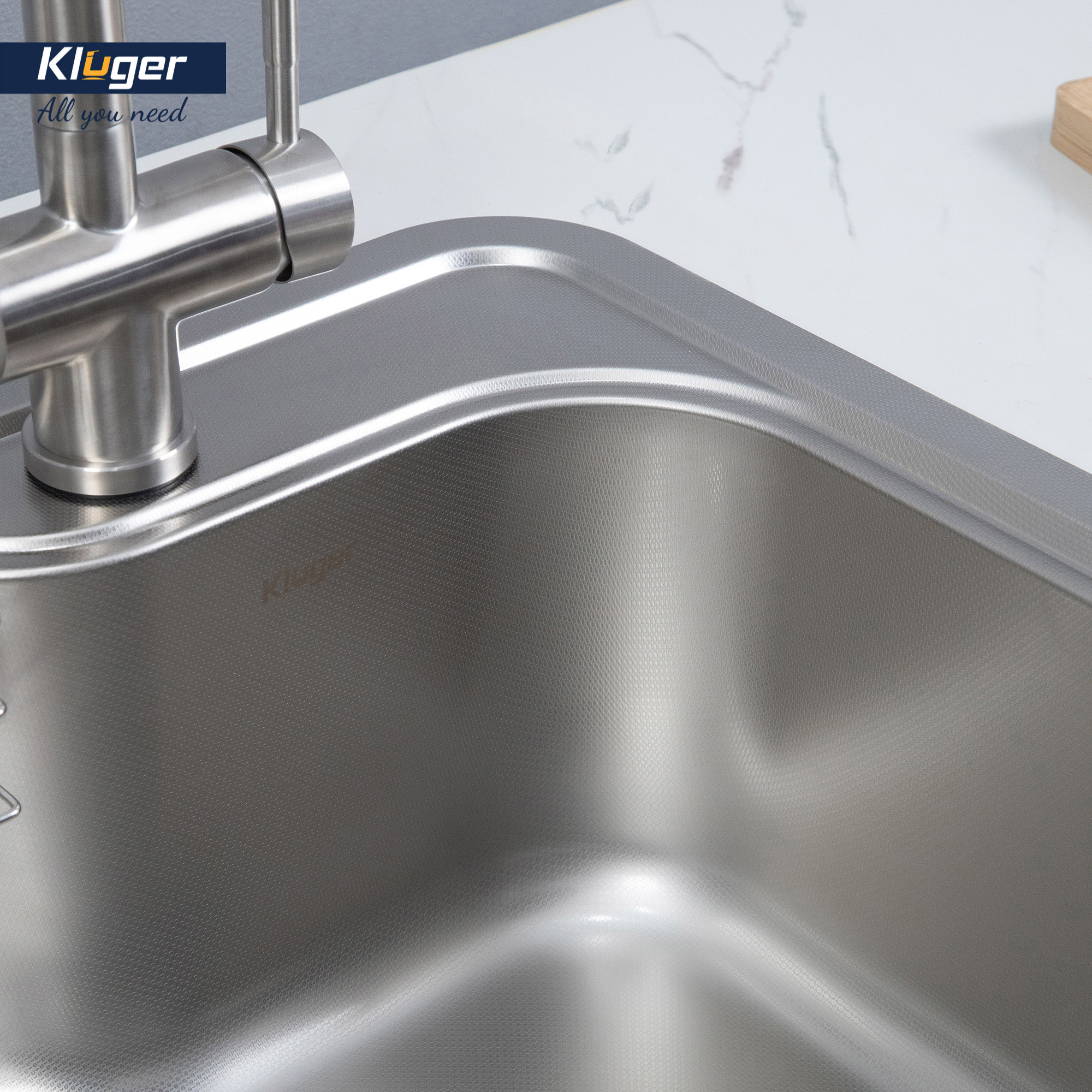 Chậu rửa Kluger KT8050FS Basic (Tặng vòi rửa Kluger)