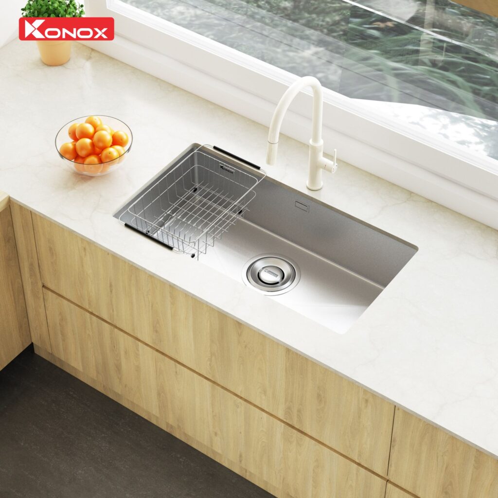 Chậu rửa Konox Tari 870SM (Bề mặt mịn)