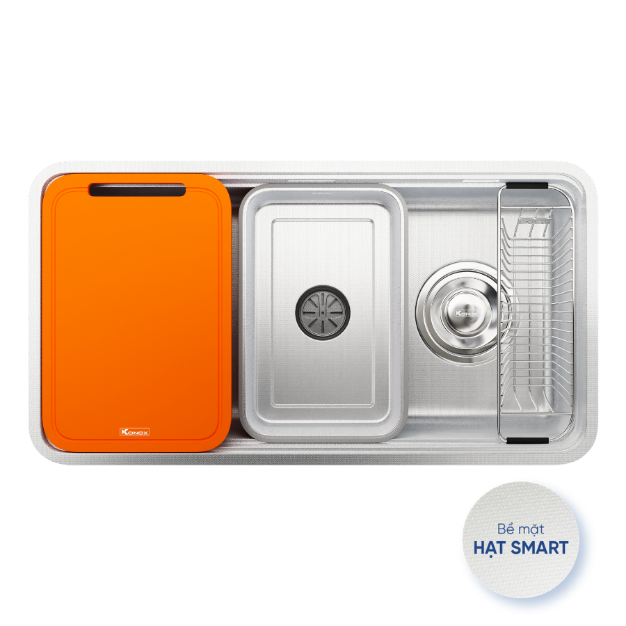 Chậu rửa Konox Tari Smart 8847 (hạt Smart chống xước)
