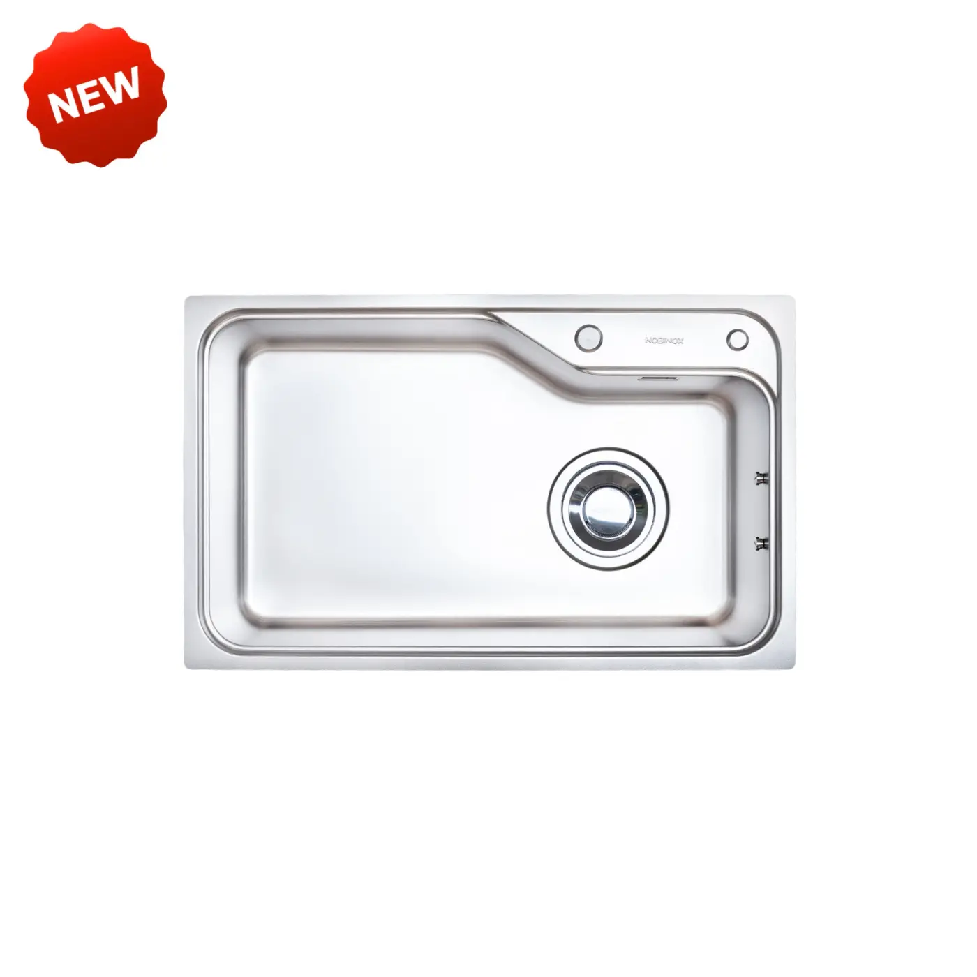 Chậu rửa Nobinox HARI PLUS 8250R (8250 vân Linen plus phủ ion+)