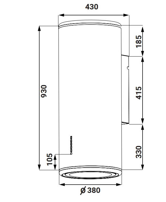 Máy hút mùi KAFF KF-WL2038B