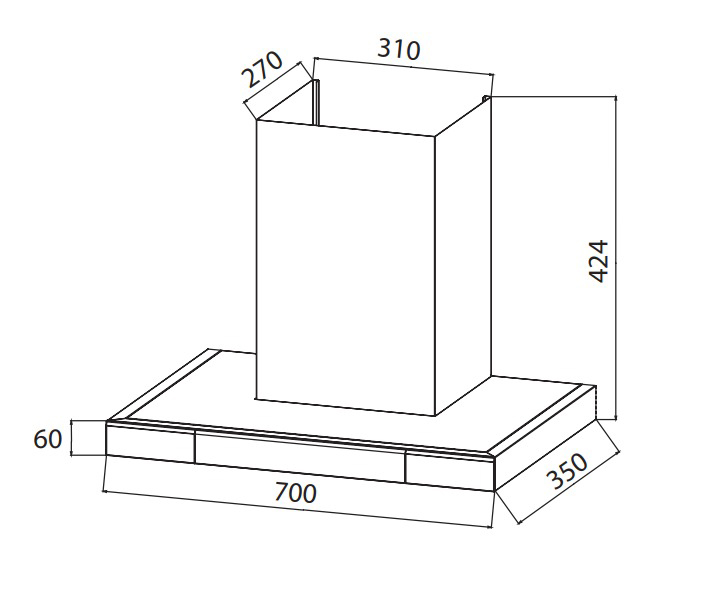 Máy hút mùi LATINO LT-T35A Serial S