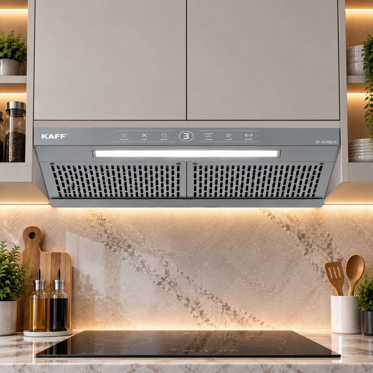 Máy hút mùi lưới vát KAFF KF-FA70BLDC (New)