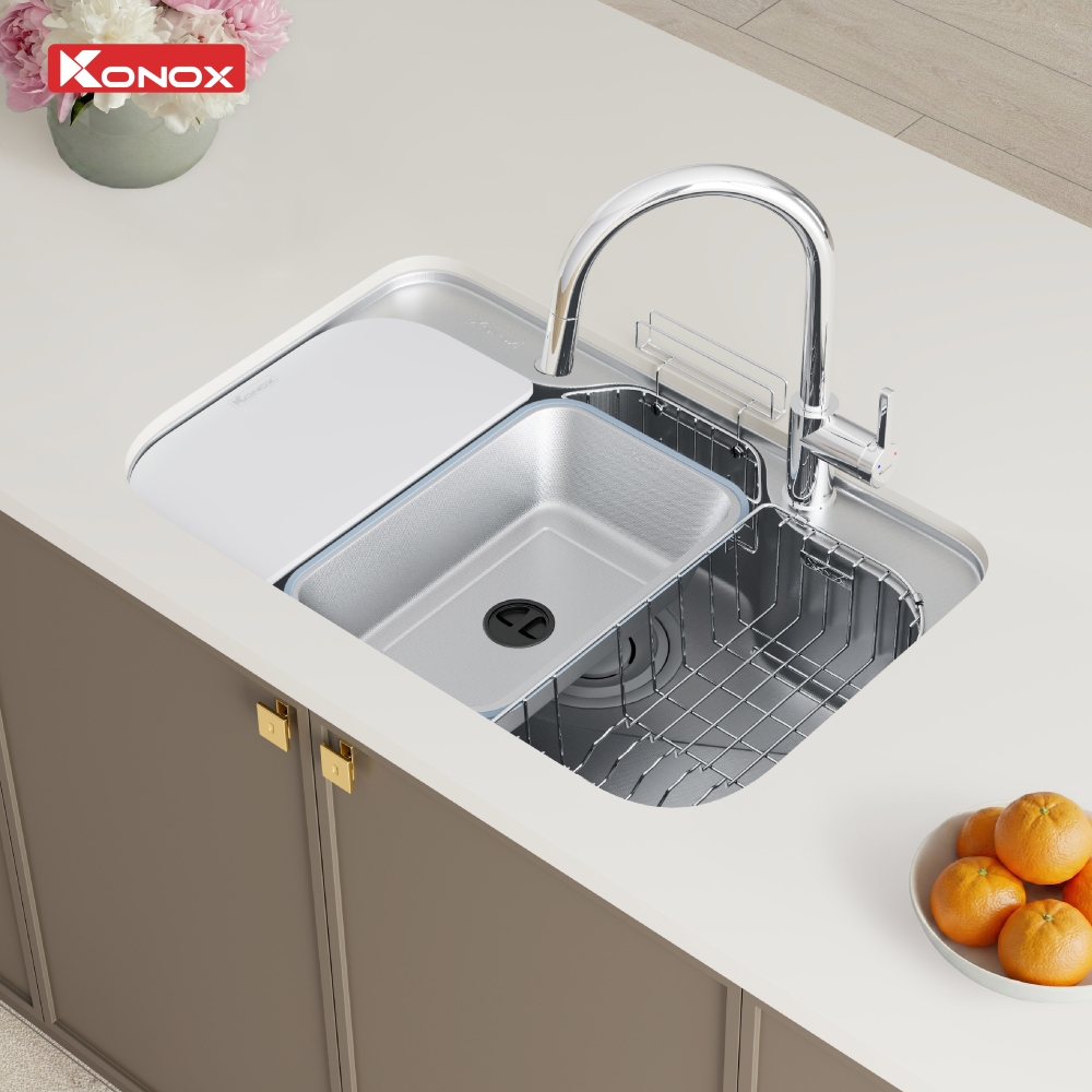 Chậu rửa Konox Tari Smart 7851 (hạt Smart chống xước)