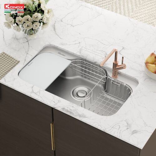 Chậu rửa Konox Tari 9051SR (Bề mặt hạt chống xước siêu mịn)
