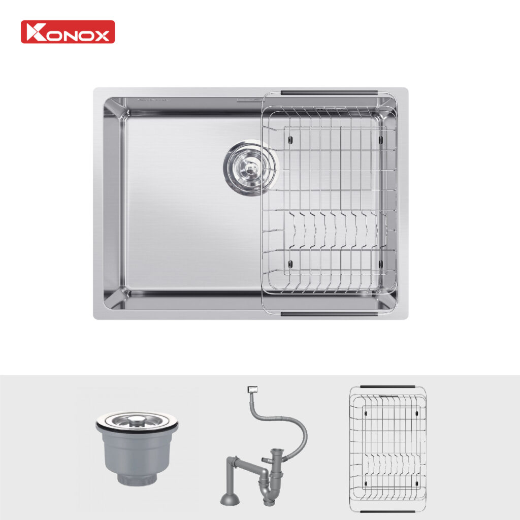 Chậu rửa Konox Neron 590U - Made in Turkey