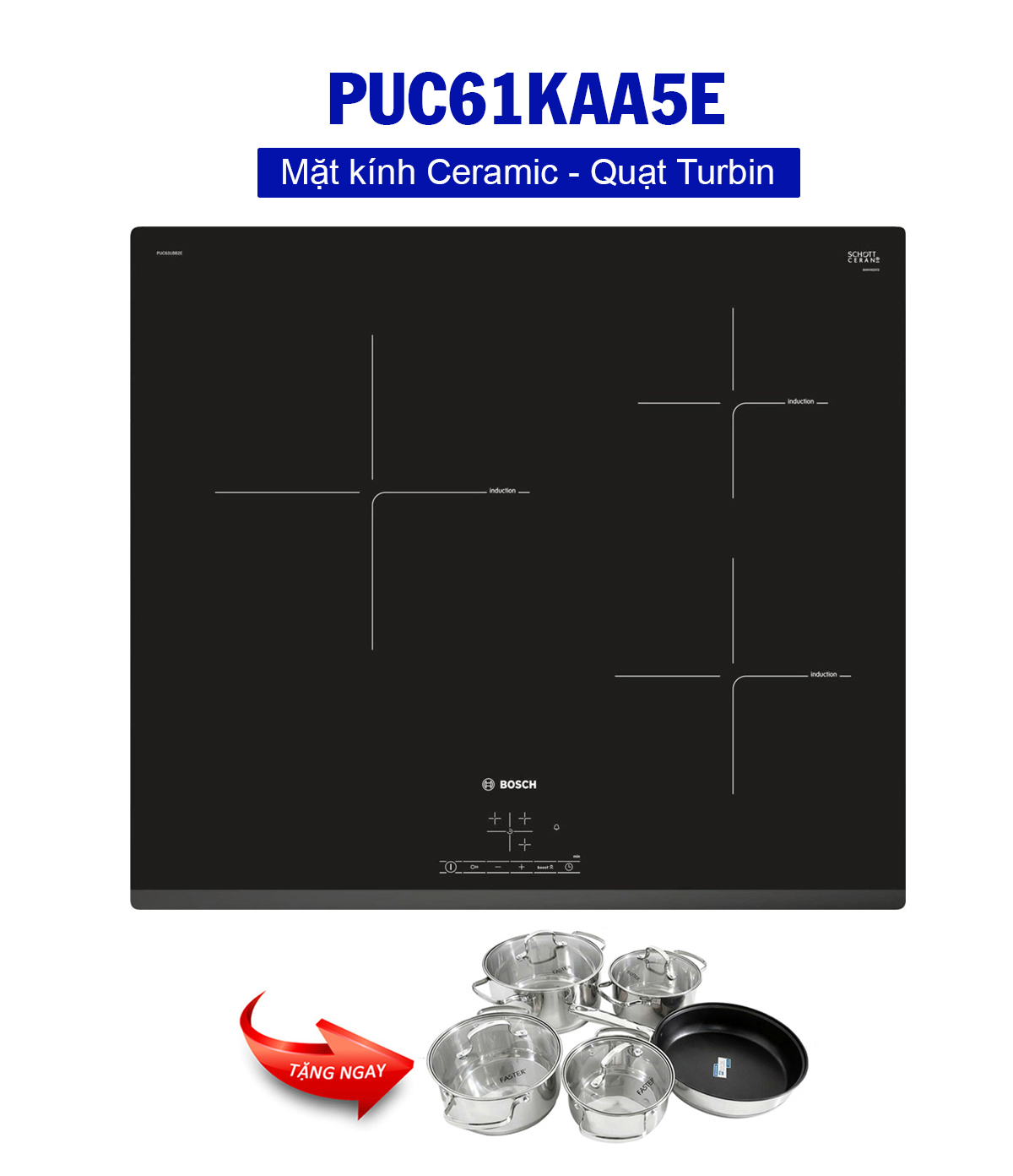 Bếp từ Bosch PUC61KAA5E