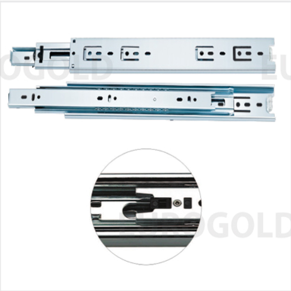 Ray bi 3 tầng Eurogold không giảm chấn size 45(màu kẽm)