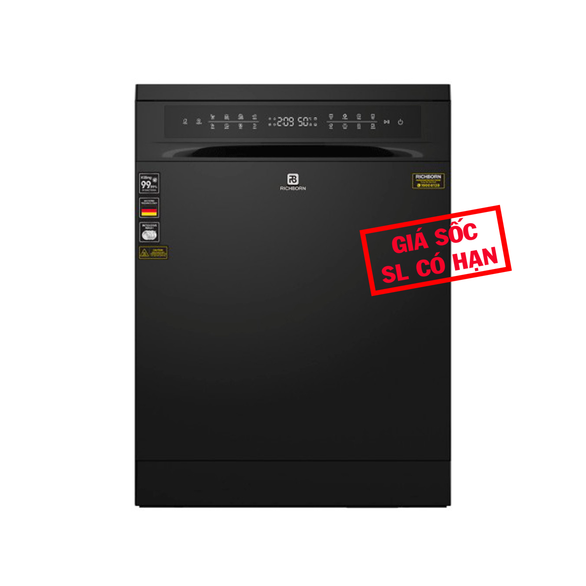 HCM - Thanh lý máy rửa chén Richborn RDP6085-S9 Master hàng trưng bày mới 99%. Nhập khẩu Malaysia