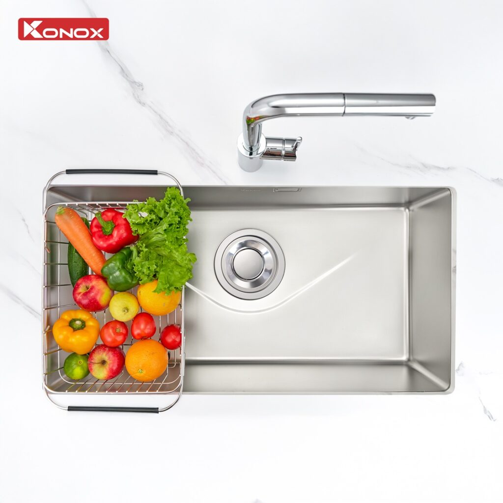 Chậu rửa Konox Tari 870SM (Bề mặt mịn)