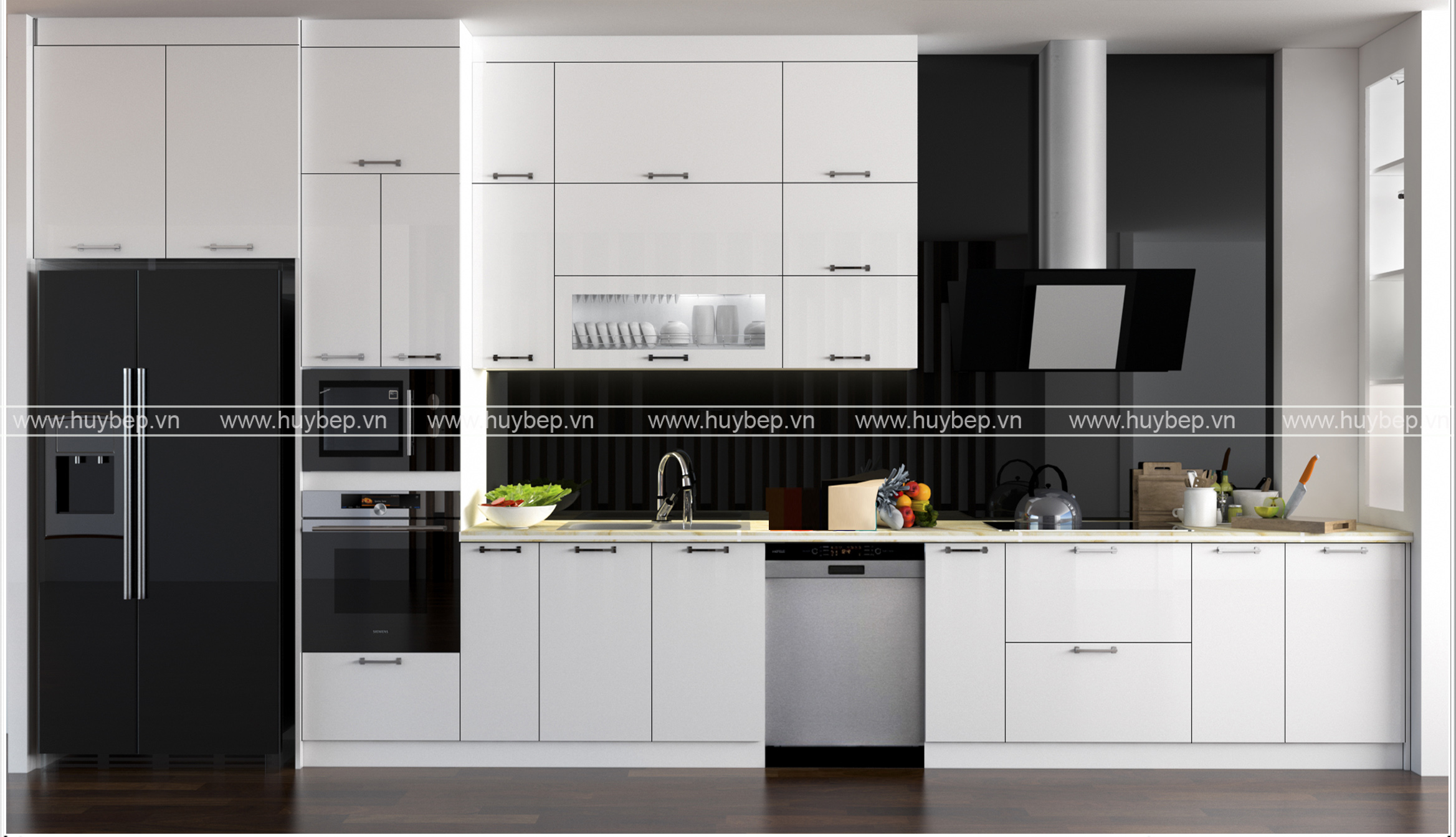 Tủ bếp chữ I TBI05
