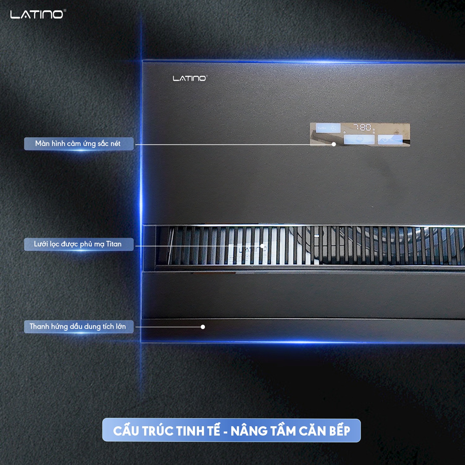 Máy hút mùi LATINO LT-V700DC Athena - Made in Malaysia