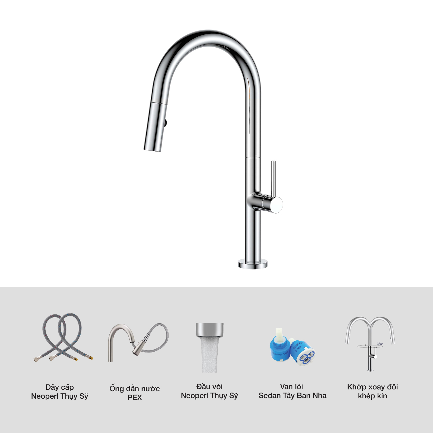 Vòi rửa Kluger KLF0010C