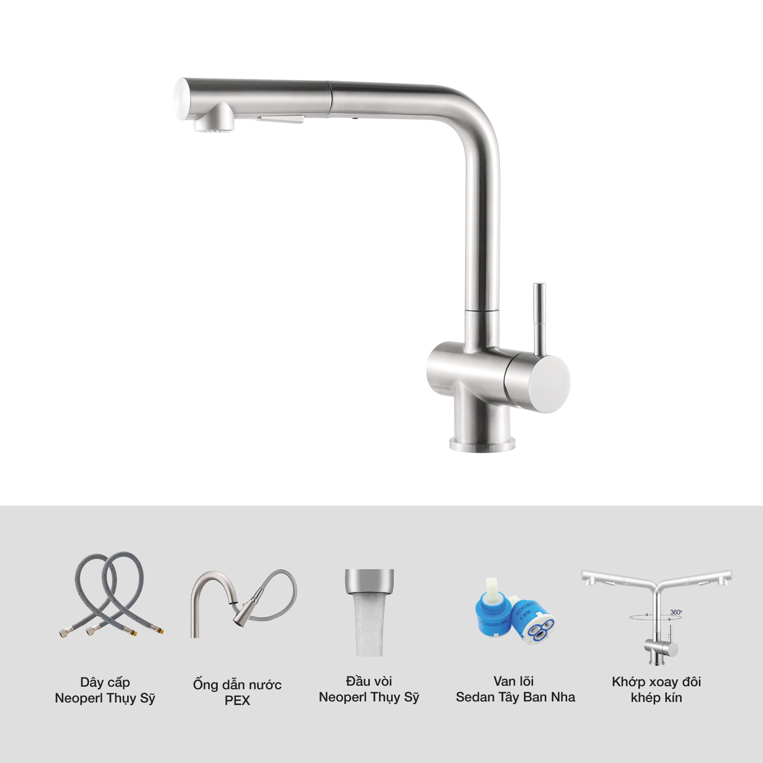Vòi rửa Kluger KLF0013C