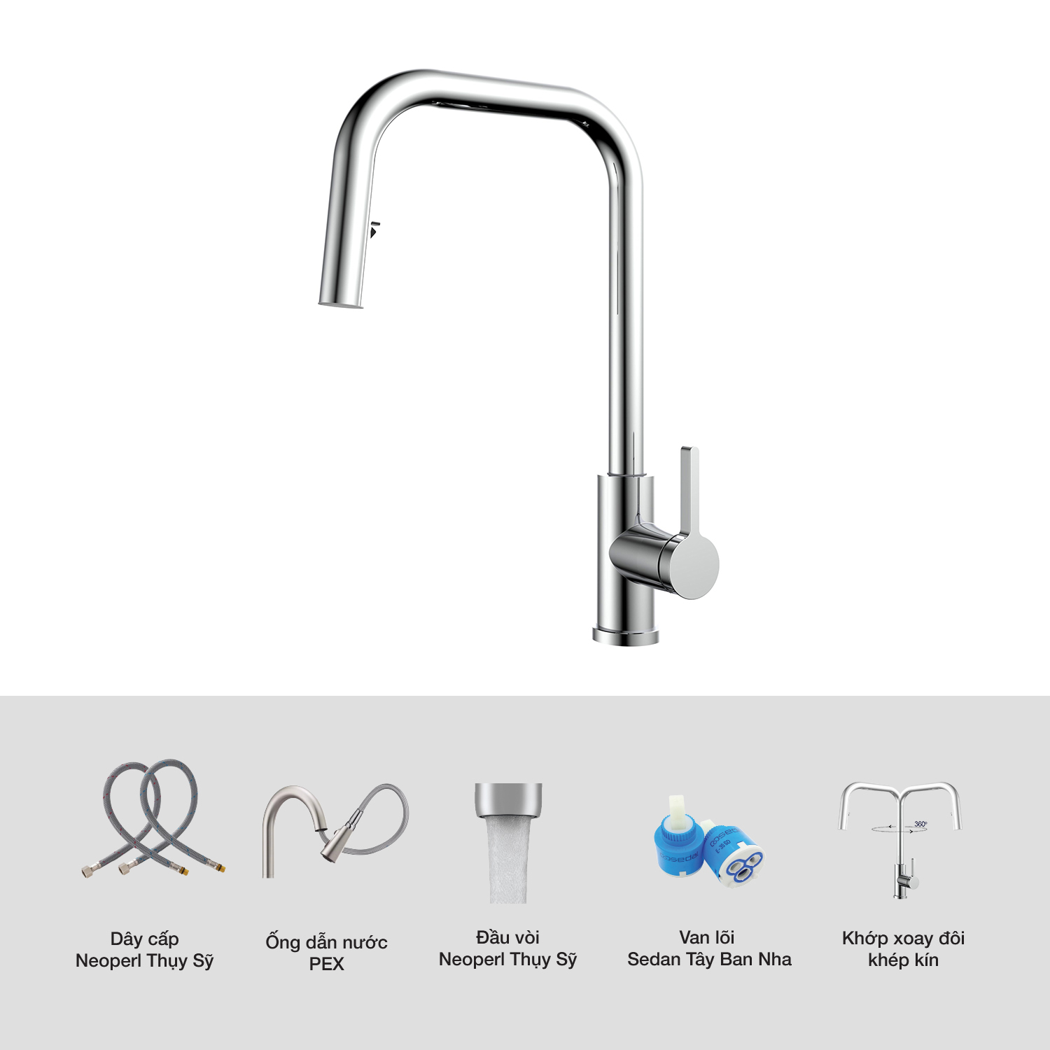 Vòi rửa Kluger KLF0015C