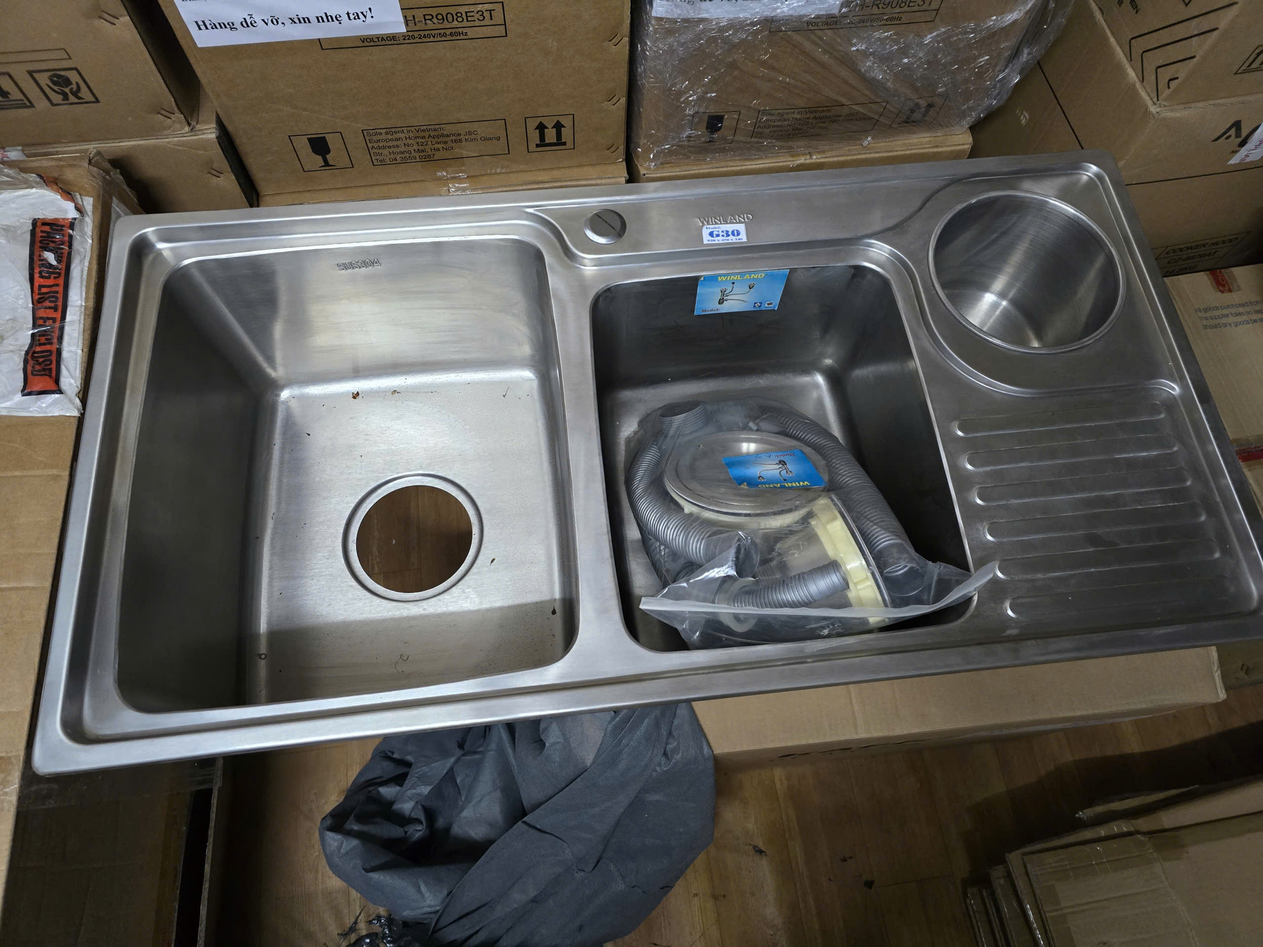 HCM - Thanh lý chậu rửa Winland G30 hàng trưng bày