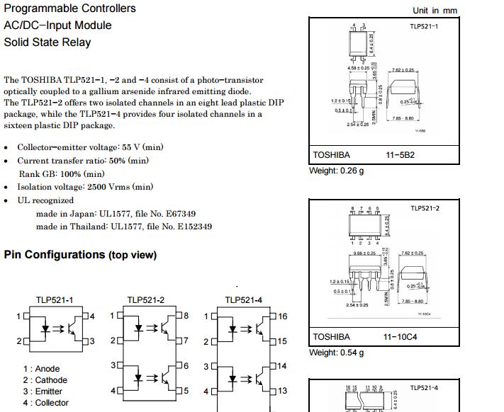Opto P521 F4H2 Công ty cổ phần Linh Kiện Việt Nam