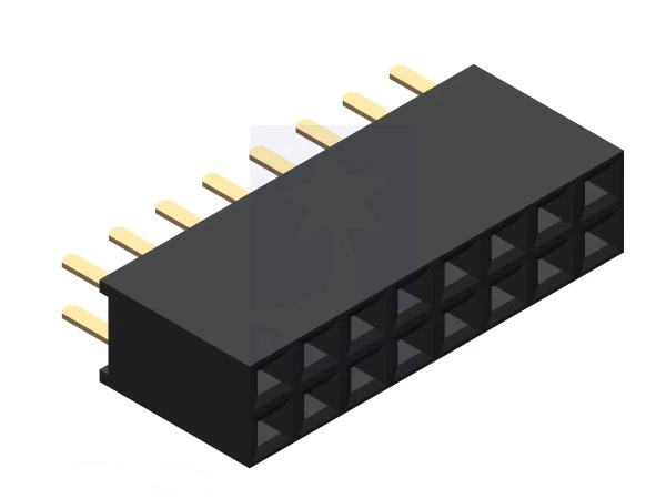Jump Đôi Cái 2.54mm 2x8P Thẳng - J4H15