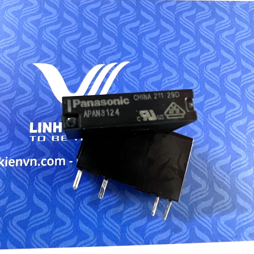 Rơ le PCB 24V 5A 4 chân APAN3124 / chính hãng Panasonic / relay pcb thay thế PA1a-24V - A3H15