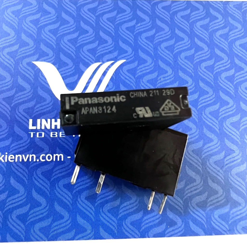 Rơ le PCB 24V 5A 4 chân APAN3124 / chính hãng Panasonic / relay pcb thay thế PA1a-24V - A3H11