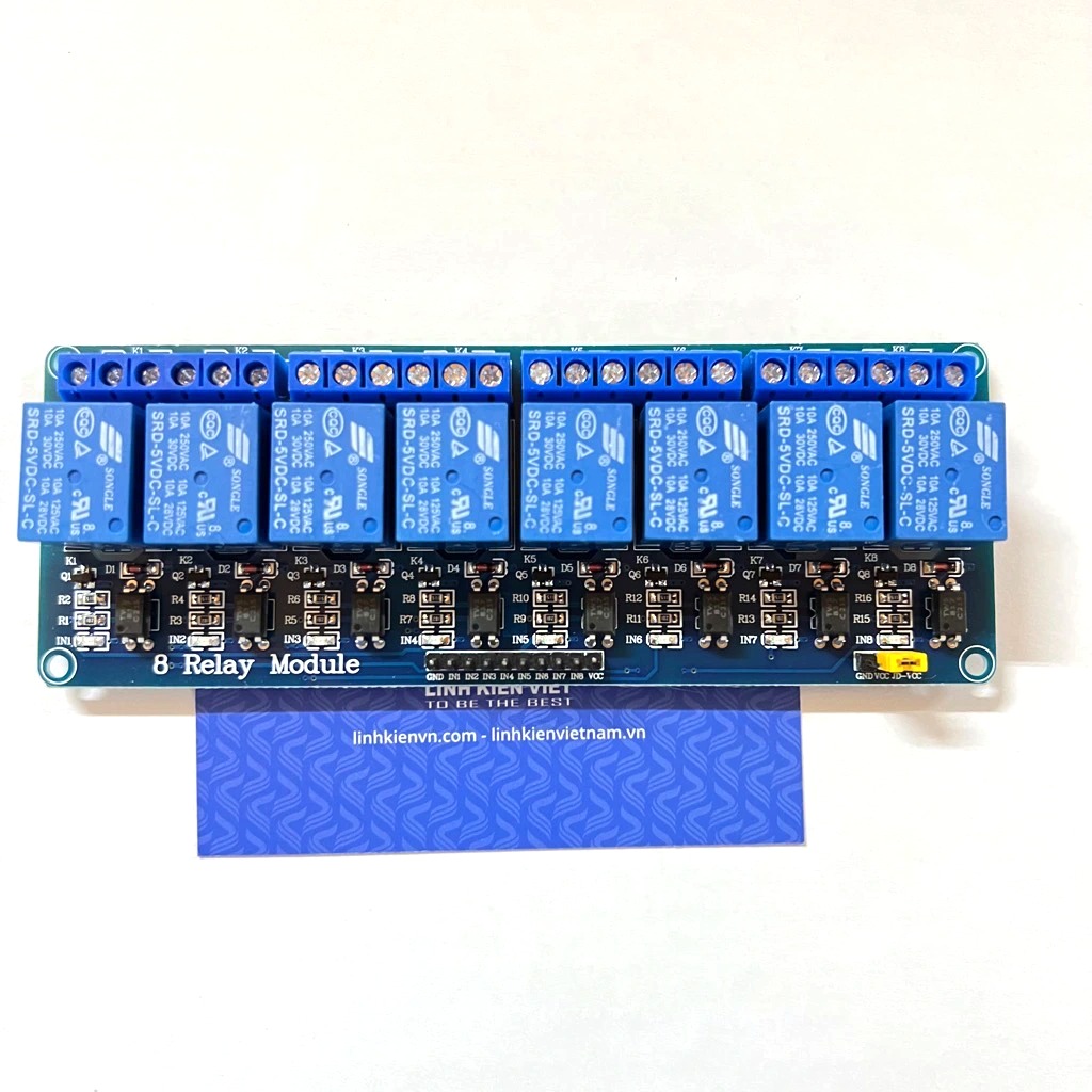 Bo mạch rơ le 5V | Công ty cổ phần Linh Kiện Việt Nam