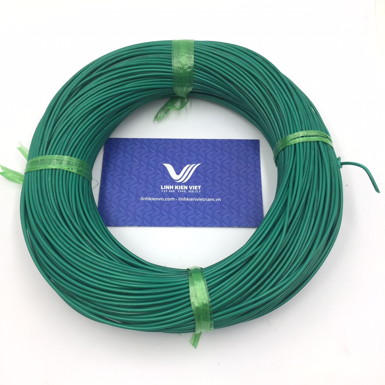 Cuộn dây điện UL1007 22AWG 100m - màu xanh lục