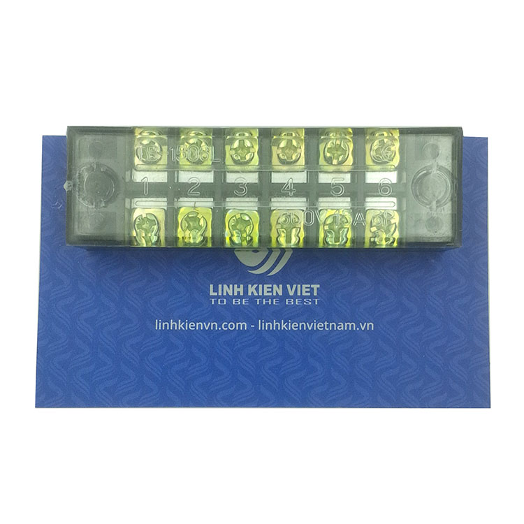 Cầu đấu tủ điện 6 TB-1506 600V 15A i8H10