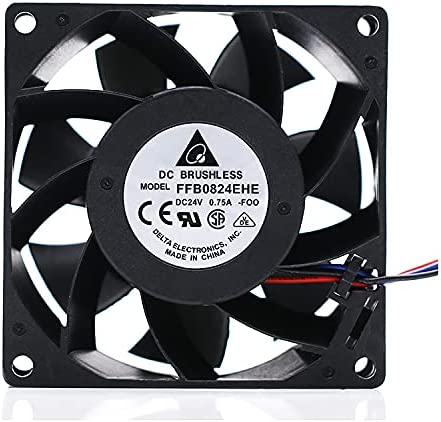 Quạt tản nhiệt 8038 80x80x38 24V 5700RPM FFB0824EHE / chính hãng Delta / quạt 8x8 siêu mạnh 80 CFM