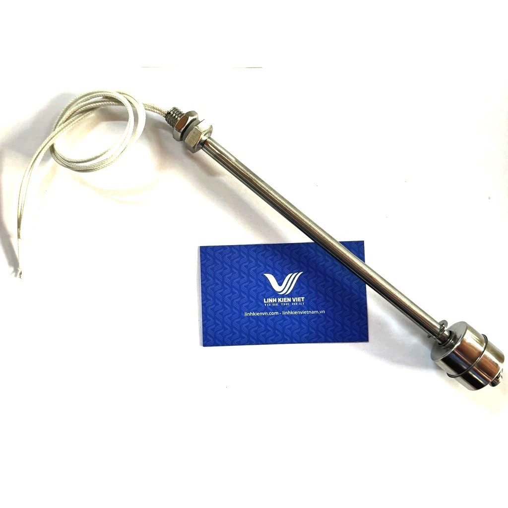 Phao cảm biến mực nước một mức 20cm / phao đơn inox 304 200mm