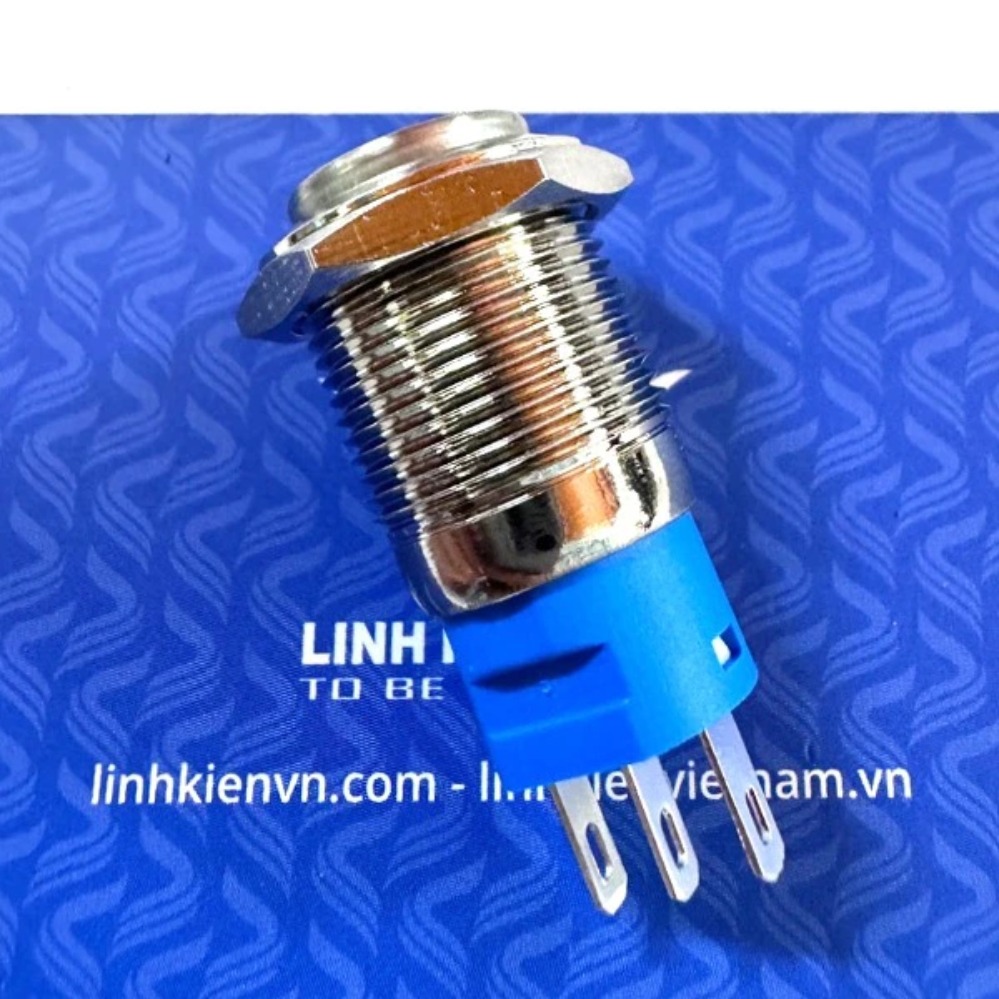Nút nhấn nhả kim loại 16mm / chống nước 1NO 1NC - X4H7