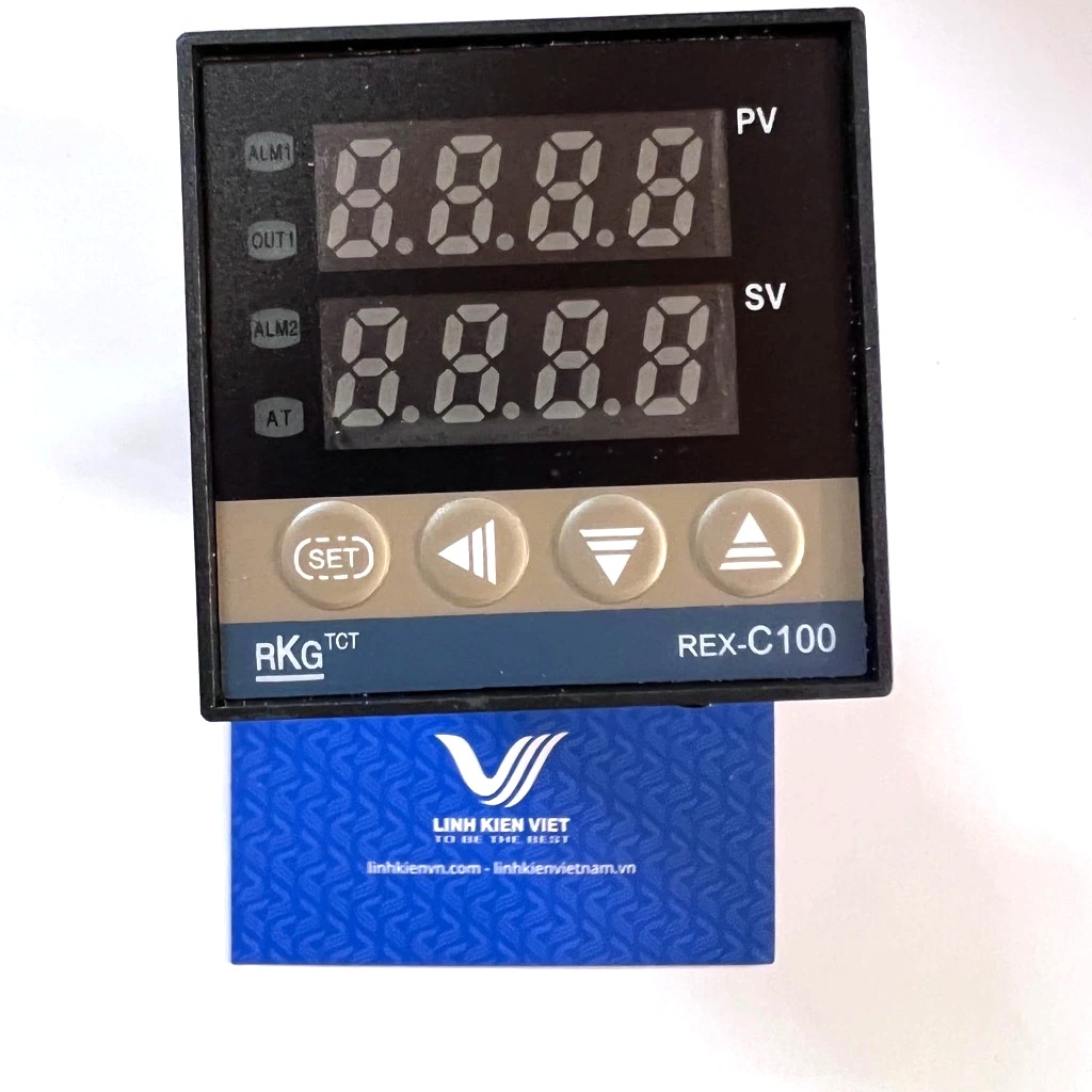 Bộ điều khiển nhiệt độ REX C100FK02 V*DA / đầu ra SSR / Điều khiển nhiệt độ REX C100 cho can K 0-400 độ