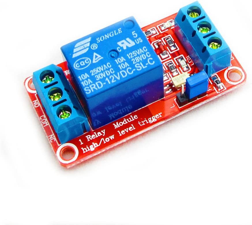 Bo mạch rơ le 12V 1 kênh chọn mức kích hoạt / module relay 12V - A3H7