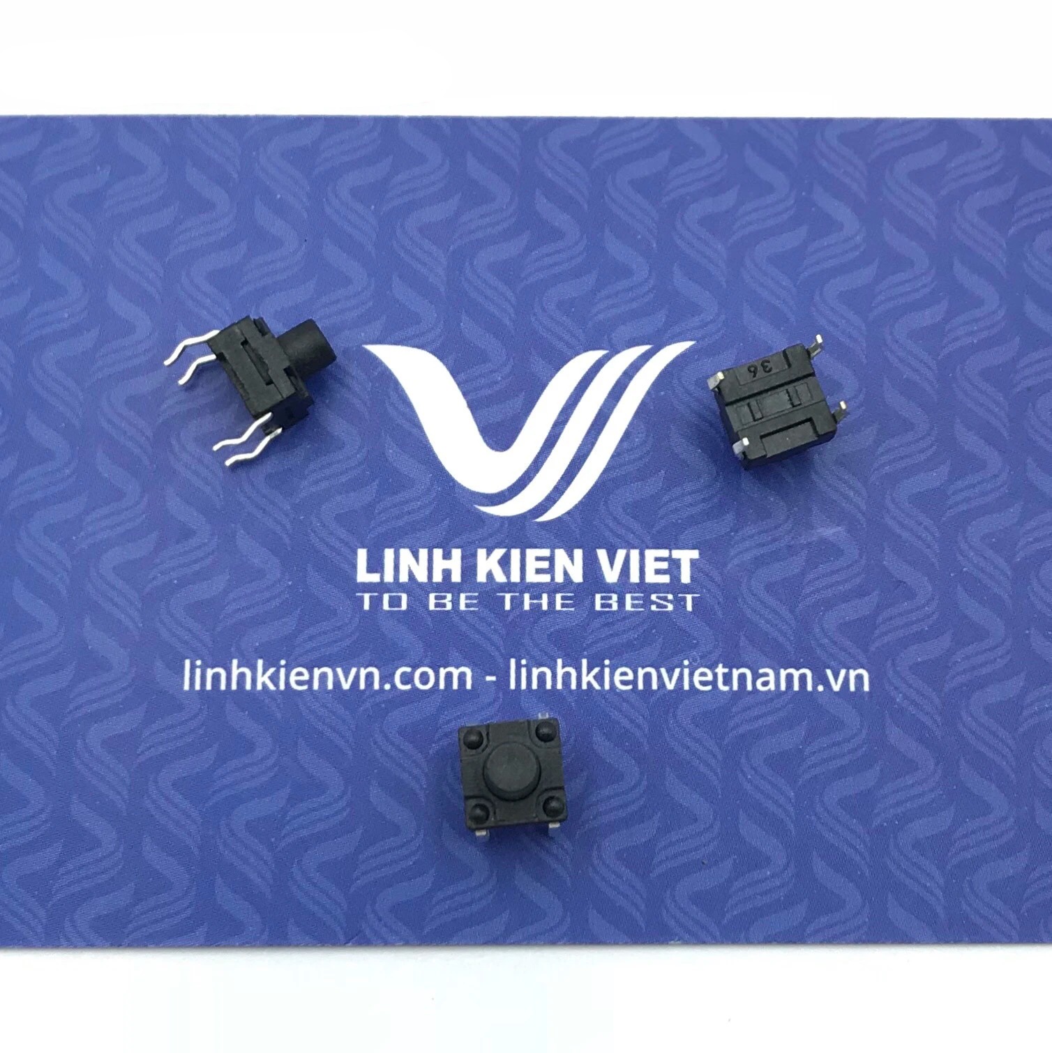 Nút nhấn 4 chân 6x6x5 mm cắm loại tốt - D4H6