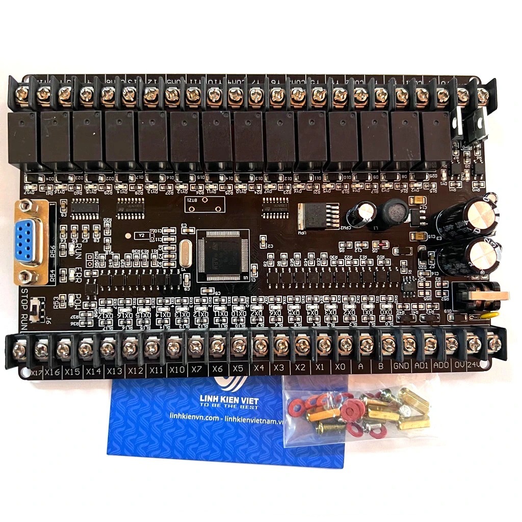Bo mạch PLC FX2N-32MR 24V không vỏ / thay thế cho FX1N 30MR 32MRT
