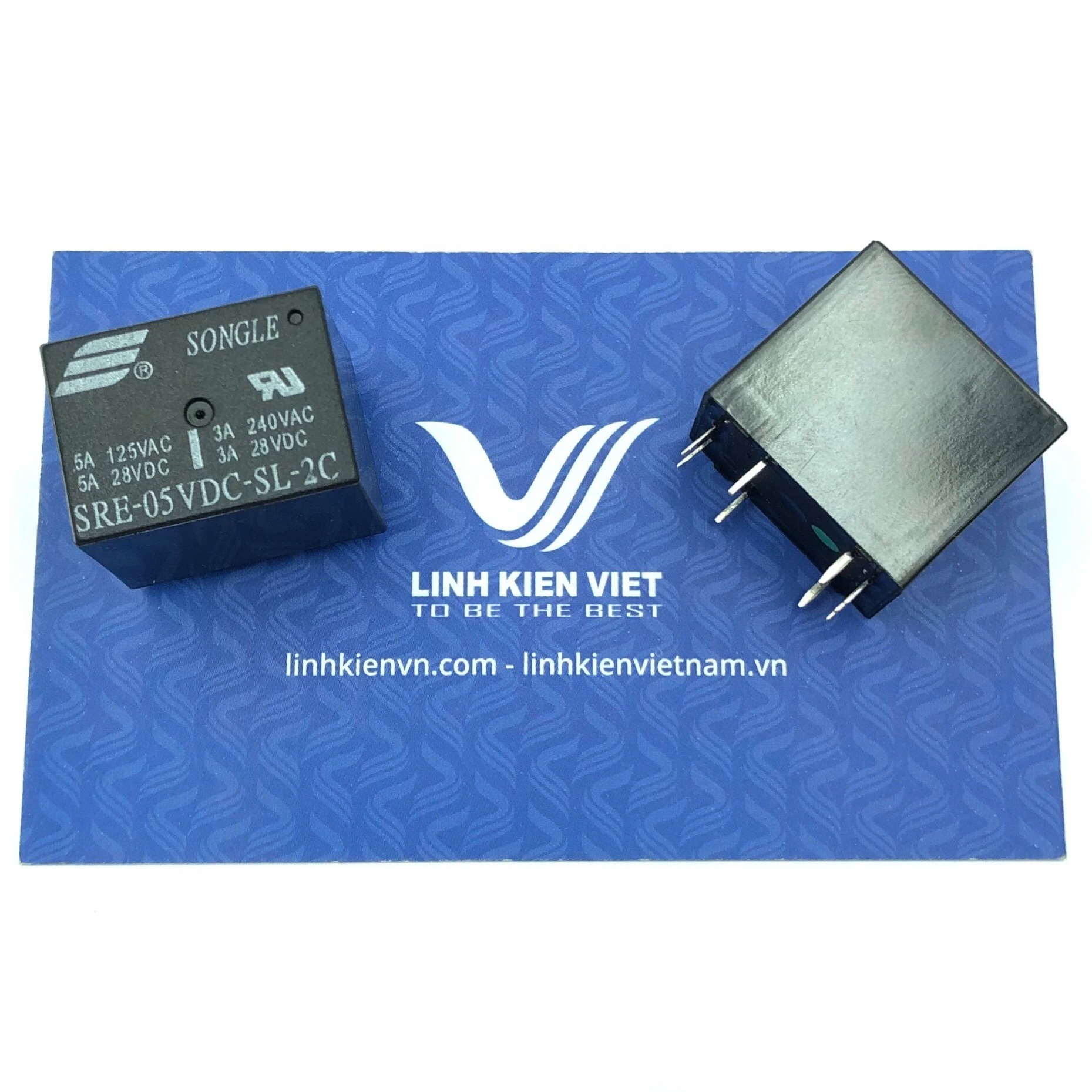 Rơ le  SRE-05VDC-SL-2C  5V 5A 8 chân 2 cặp tiếp điểm / relay pcb - S1H25